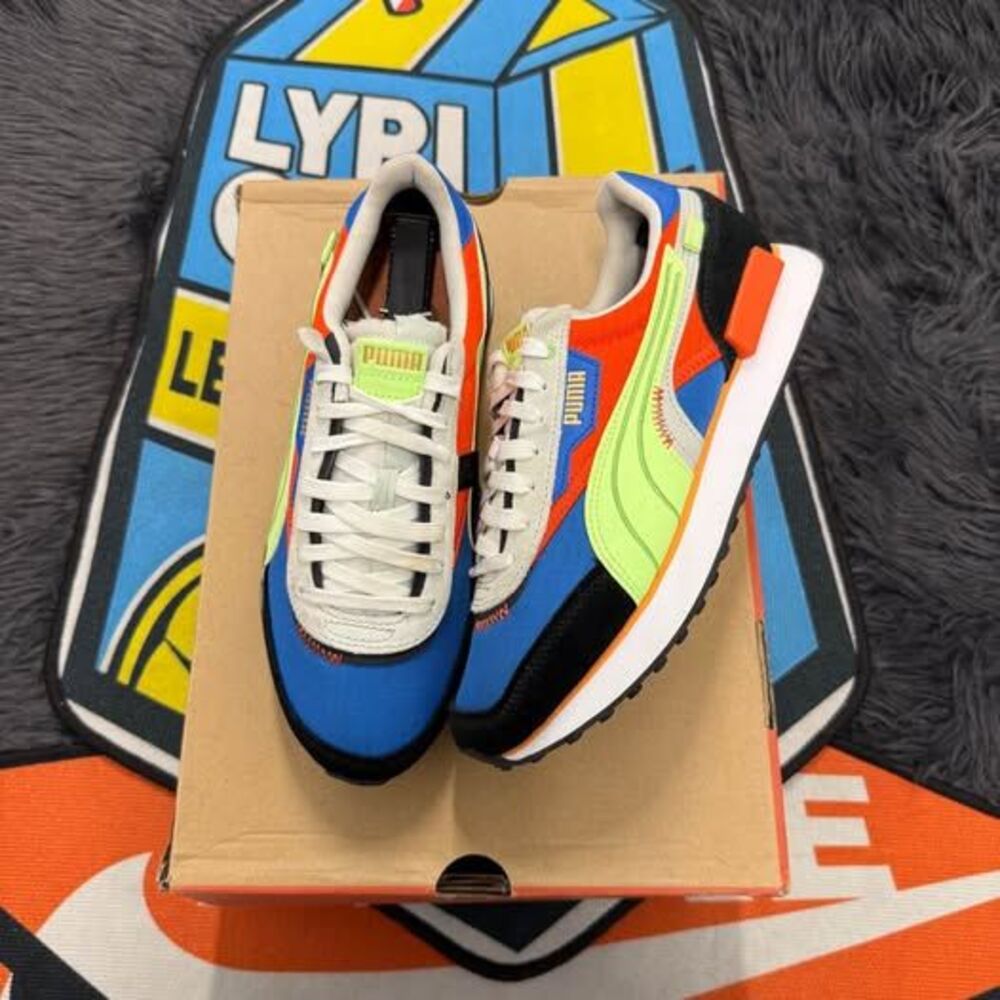 Puma Future Rider Twofold Palace Blue Maize Size 8.5M